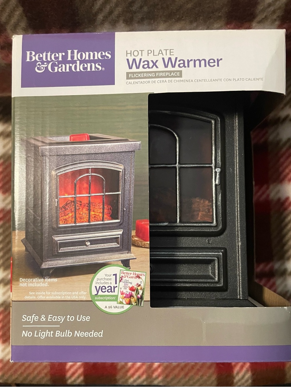 Better Homes And Gardens Fluckering Fireplace Wax Warmer